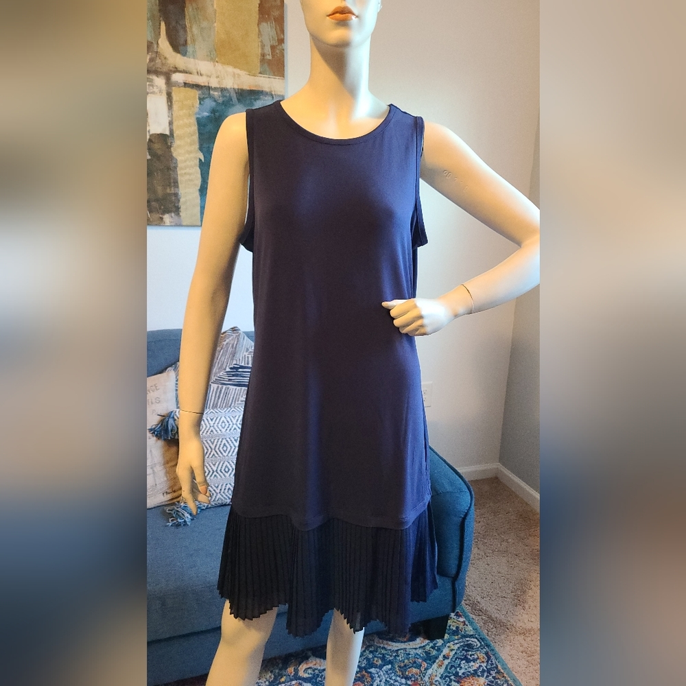 Michael Michael Kors Pleat Hem TieredWomen's Dress True Navy size M